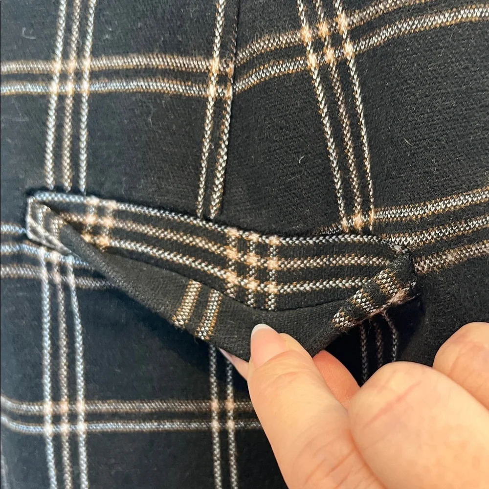 Nordstrom Rack Black Plaid Pants - Picture 6 of 7